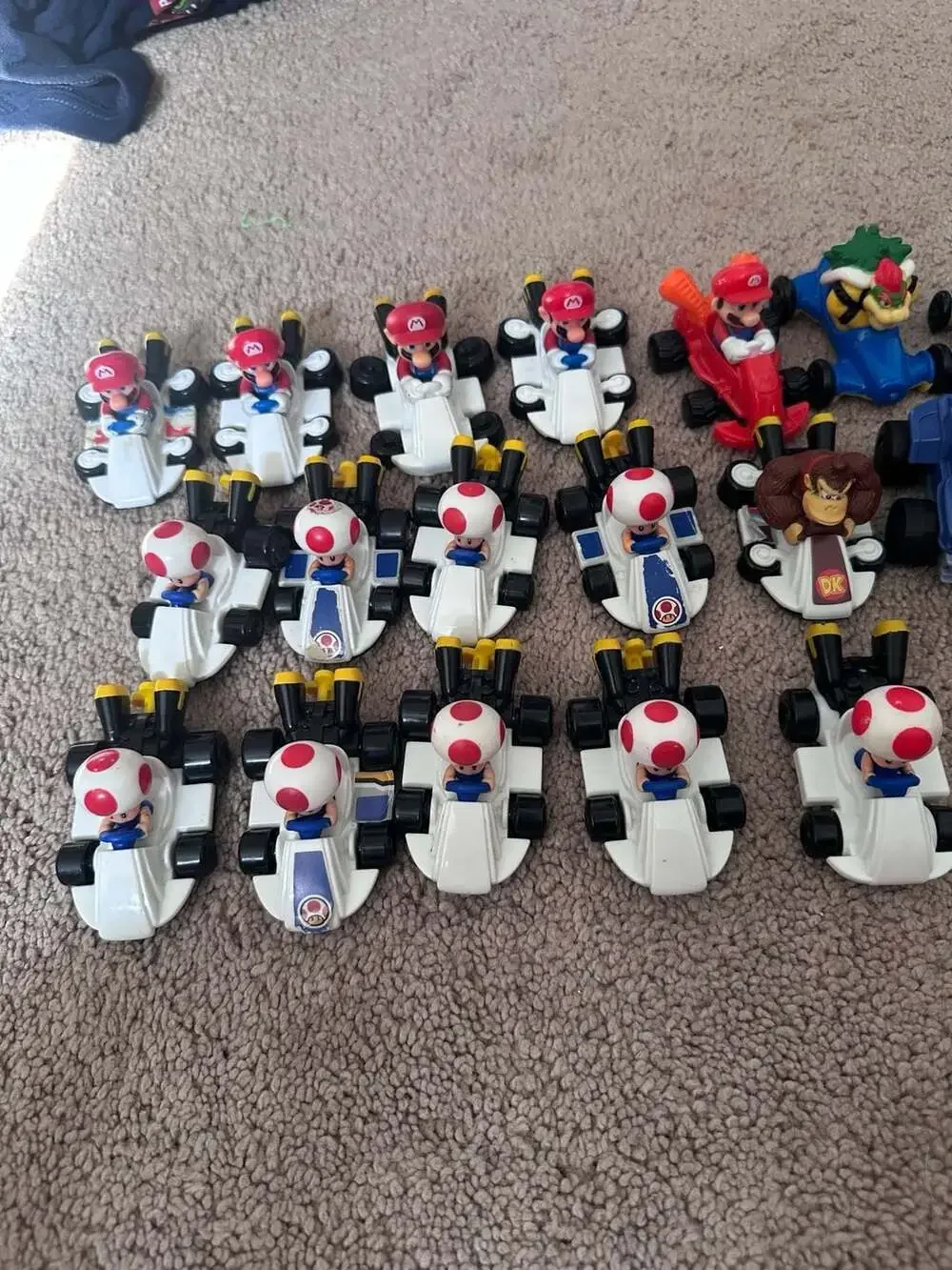 2022 McDonald's Mario Kart Happy Meal Toy Collection Lot